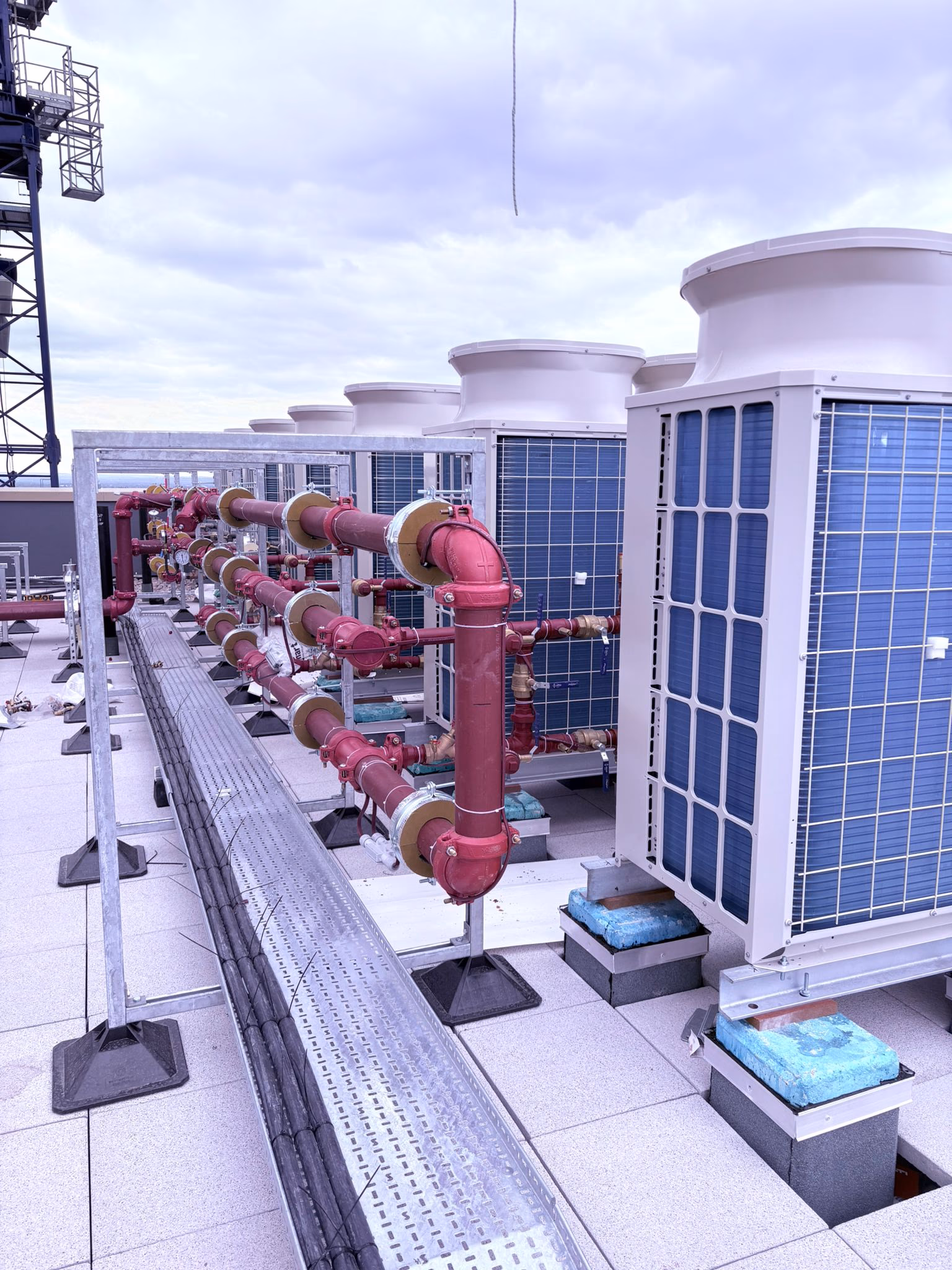 EMMAY Mechanical plantroom installation